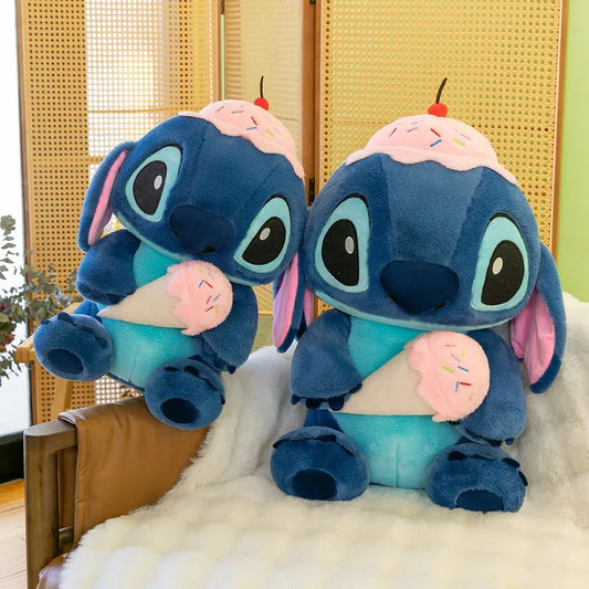 23/45cm Giant Stitch Plush Toy Girl Sleep Pillow Large Plushies Cloth Doll Children's Birthday Gift
