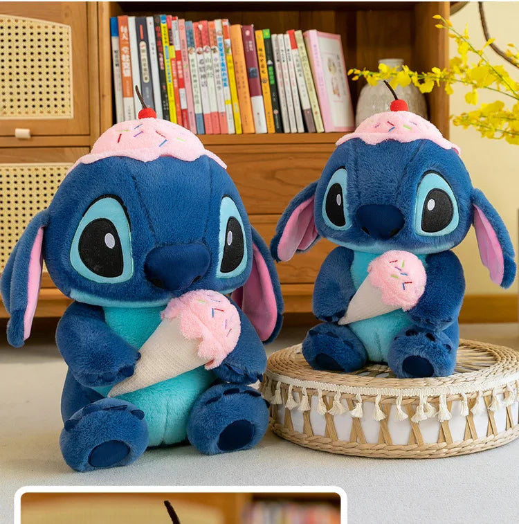 23/45cm Giant Stitch Plush Toy Girl Sleep Pillow Large Plushies Cloth Doll Children's Birthday Gift