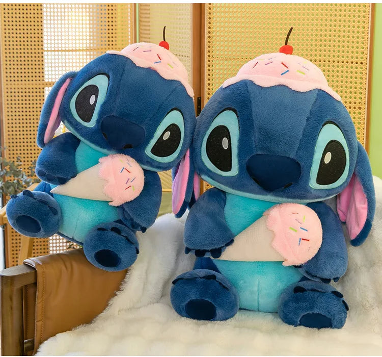 23/45cm Giant Stitch Plush Toy Girl Sleep Pillow Large Plushies Cloth Doll Children's Birthday Gift