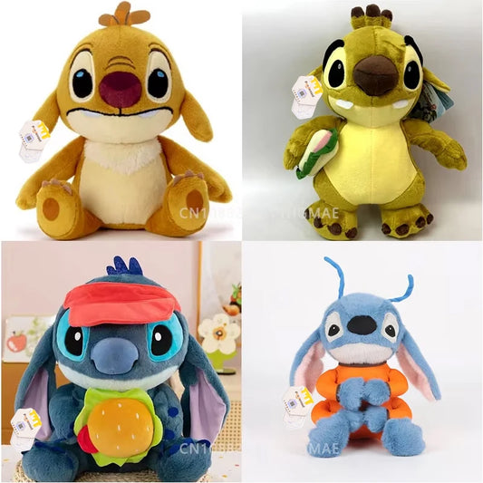 23/45cm Giant Stitch Plush Toy Girl Sleep Pillow Large Plushies Cloth Doll Children's Birthday Gift