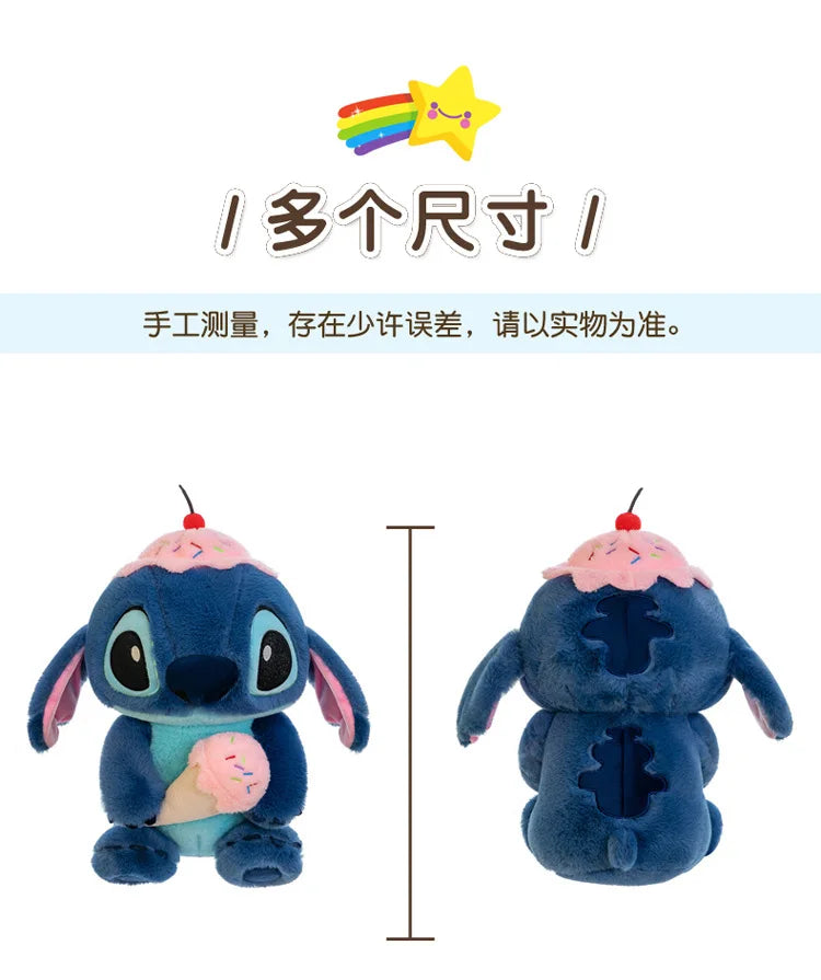 23/45cm Giant Stitch Plush Toy Girl Sleep Pillow Large Plushies Cloth Doll Children's Birthday Gift