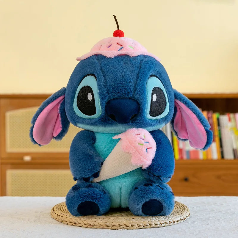 23/45cm Giant Stitch Plush Toy Girl Sleep Pillow Large Plushies Cloth Doll Children's Birthday Gift