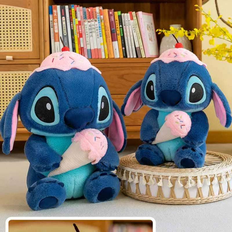 23/45cm Giant Stitch Plush Toy Girl Sleep Pillow Large Plushies Cloth Doll Children's Birthday Gift
