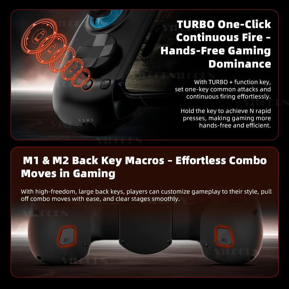 Wireless Gaming Controller For Android iPad Mobile Gamepad For Switch&XBOX Game Pass&Game Streaming Joystick Stretchable To 9.5