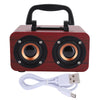 Bluetooth Speaker Retro Wooden Wireless Bluetooth Speaker Portable Music Player for Mobile Phone PC