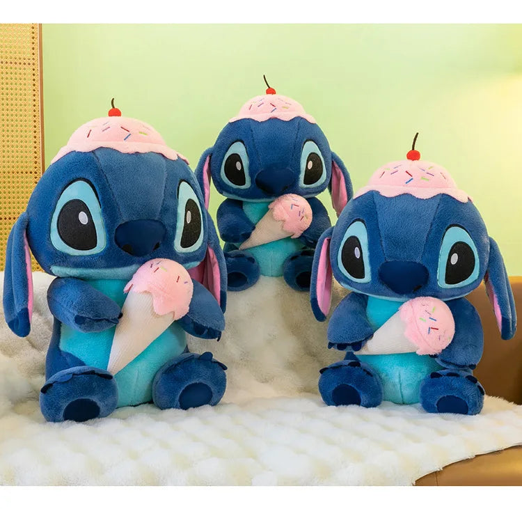 23/45cm Giant Stitch Plush Toy Girl Sleep Pillow Large Plushies Cloth Doll Children's Birthday Gift