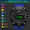 Men's Watch Fashion Sports Electronic Wristwatch Large dial Multifunctional Waterproof Luminous Alarm Kids Male's Military Watch