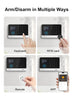 Smart Home GSM Alarm System 4G Wifi System for House Security Wireless with Door Sensor Work with Smart Life APP for Alexa