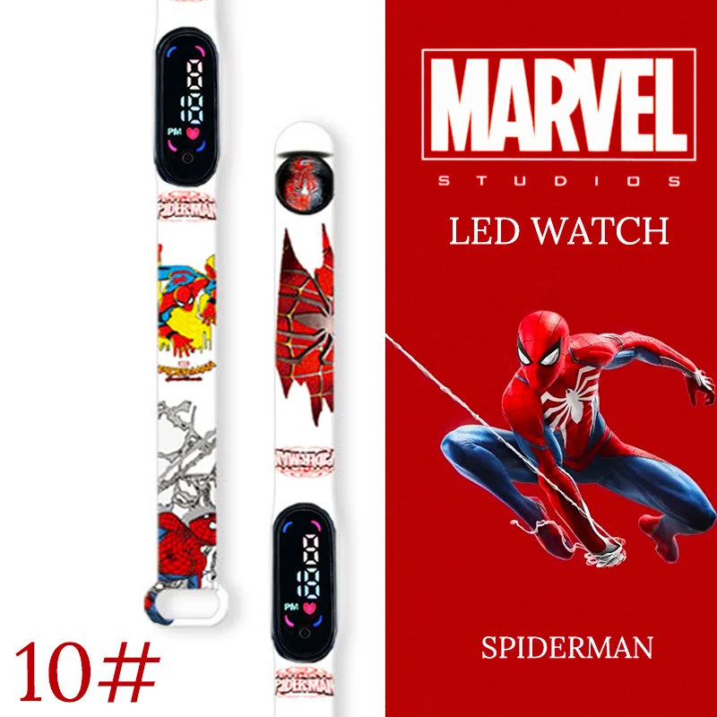 New Spiderman Kid's Watches Men Sport Wristband Bracelet Waterproof Children Digital Watch Boys LED Clock relogio montre
