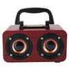 Bluetooth Speaker Retro Wooden Wireless Bluetooth Speaker Portable Music Player for Mobile Phone PC