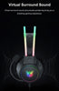 ONIKUMA RGB Gaming Headphones with HD Flexible Mic 3.5mm Gaming Headsets For PC Xbox PS4 PS5 Switch Computer Games