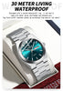 BINBOND Fashion New Men Business Watch Leisure Quartz Stainless Steel Buckle Watches Waterproof Luminous Calendar Men's Watches