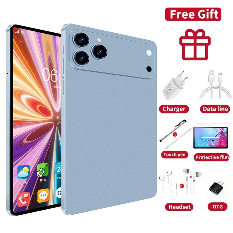 New iPad 17 Pro Max 11.6-inch Tablet Dual SIM 24GB 2TB MTK G99 Android16 4K HD 5G Dual Card Video call WIFI MI Global Version PC
