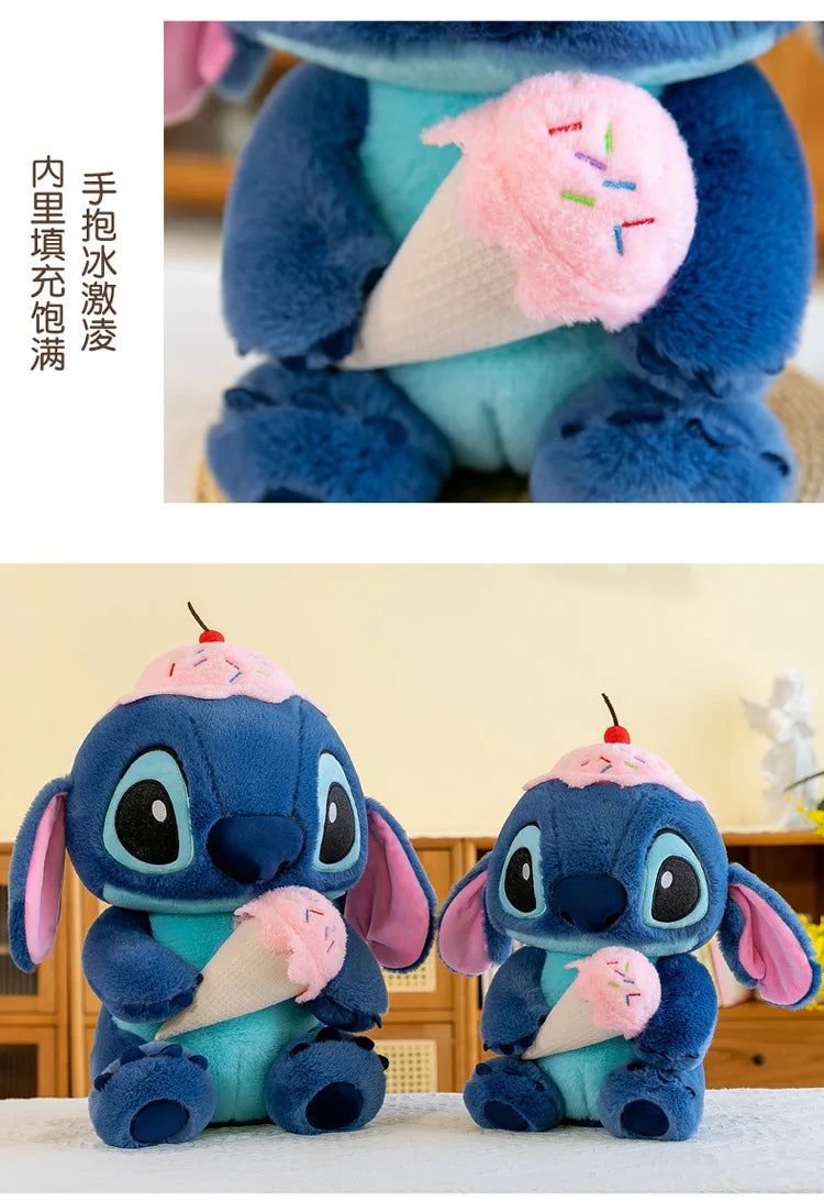 23/45cm Giant Stitch Plush Toy Girl Sleep Pillow Large Plushies Cloth Doll Children's Birthday Gift