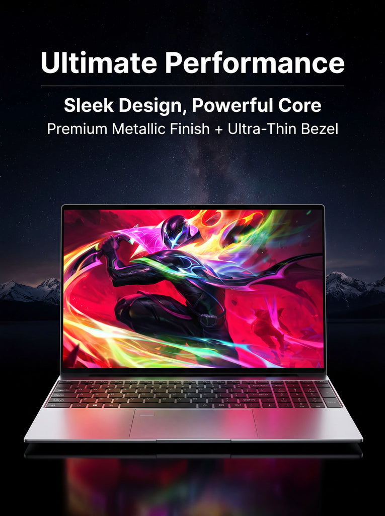 2026 New Core i9 9880H Windows 11 Pro Laptop 32GB RAM 2TB SSD for Gaming Office Studio High-Speed Notebook 5000mAh