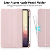 RBP For iPad Pro 11 12.9 inch with Pencil Holder Case, For iPad Air 4/5th Generation 10.9 inch mini 6 Soft Slim TPU Tablet Cover