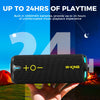 Portable Bluetooth Speaker with Stereo Sound, IPX7 Waterproof, 24-Hour Playtime, Wireless Speaker for Home, Outdoors, Travel