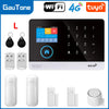 Smart Home GSM Alarm System 4G Wifi System for House Security Wireless with Door Sensor Work with Smart Life APP for Alexa