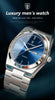 POEDAGAR Luxury Watches For Men Stainless Steel Waterproof Luminous Man Watch Date Week Fashion Casual Men's Quartz Watch Reloj