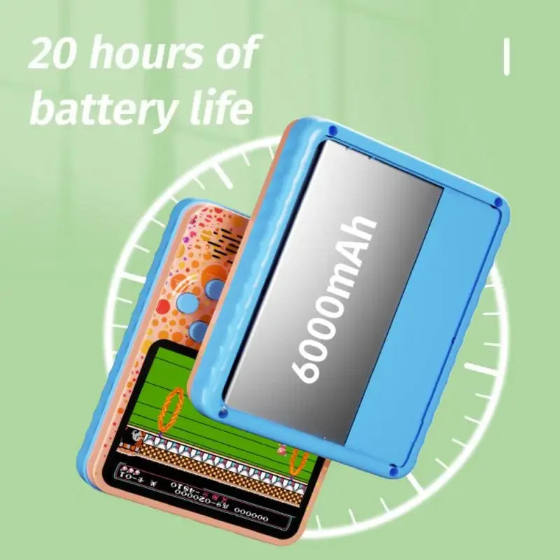 G6 Game Console 3.5 Inch Screen Handheld Portable Support 2 Players Video Gaming Machine for Kids