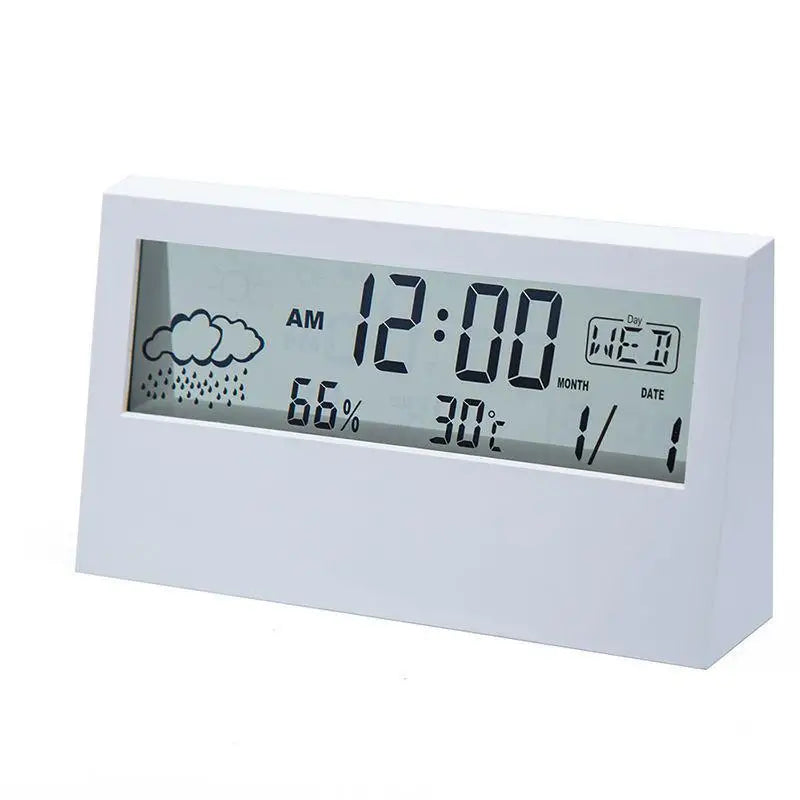 Home Essential – Indoor LED Digital Thermometer, Hygrometer Clock and Weather Station