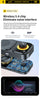 Bluetooth 5.4 Speaker Handsfree Car Kit Sun Visor Clip Wireless Audio Receiver Speakerphone Loud Music Player with Ambient Light
