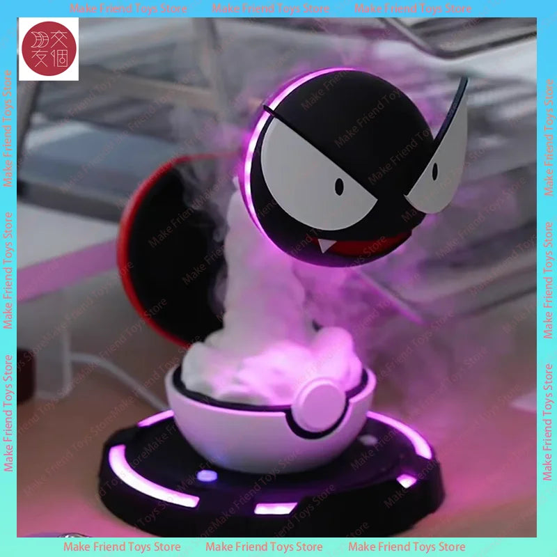 Plug In Gastly Luminous Humidifier Personalized 3d Printed Cool Decor Desk Shelf Decoration Nostalgia Christmas Gamer Birthday