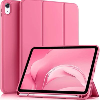 Customized thickened iPad 10th and 11th protective case with pen slot, automatically goes into sleep mode and is shockproof.