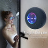 Bluetooth Speaker Portable Wireless Mini LED Speaker With Mic Suction Cup IPX4 Waterproof Resistant For Travel Outdoor Bathroom