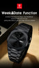 POEDAGAR Military Watch For Men Waterproof Luxury Week Calendar Man Wristwatch Quartz Stainless Steel Fashion Men's Watches Male