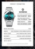 BINBOND Fashion New Men Business Watch Leisure Quartz Stainless Steel Buckle Watches Waterproof Luminous Calendar Men's Watches