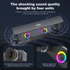 Bluetooth Speaker HD Sound Portable Playback AUX TF Card and USB LED Light Speaker Bluetooth 5.3 Wireless Loud Speaker amplified