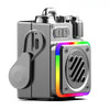Powerful Bluetooth Speaker, Bass Wireless Outdoor Speakers LED Display Screen with RGB Desktop Subwoofer
