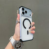 For Magsafe Frameless Magnetic Translucent Case For iPhone 17 16 15 14 13 12 Pro Max Plus Wireless Charging Shockproof Cover