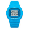 YIKAZE Sports Watch Boys Girls Student LED Electronic Watch Colorful Men Women Square Digital Watches Waterproof Rubber Clock