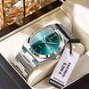 POEDAGAR Luxury Sport Quartz Man Wristwatch Waterproof Luminous Date Week Men Watches Stainless Steel Men's Watch Male Reloj+box
