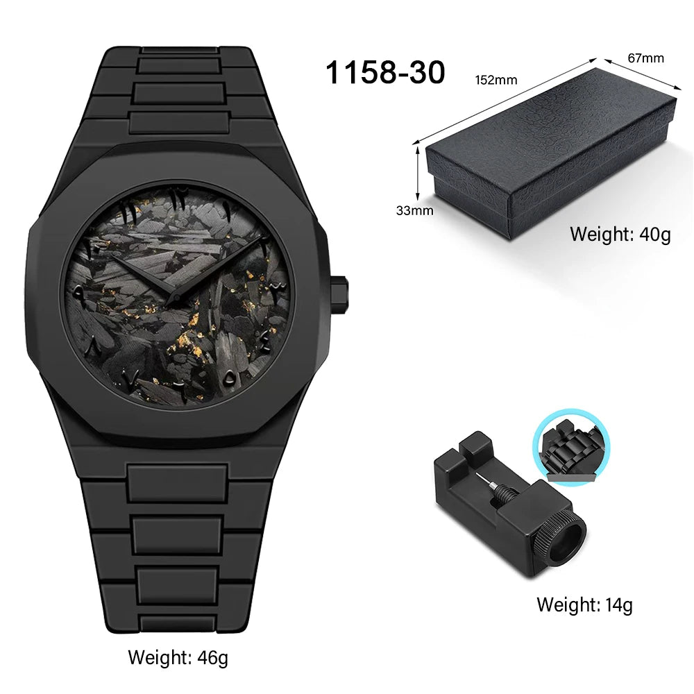 Men's Classic Business Watch Arabic Numerals Polycarbonate Quartz Watch Fashion Sports Watch Slim Waterproof Clock