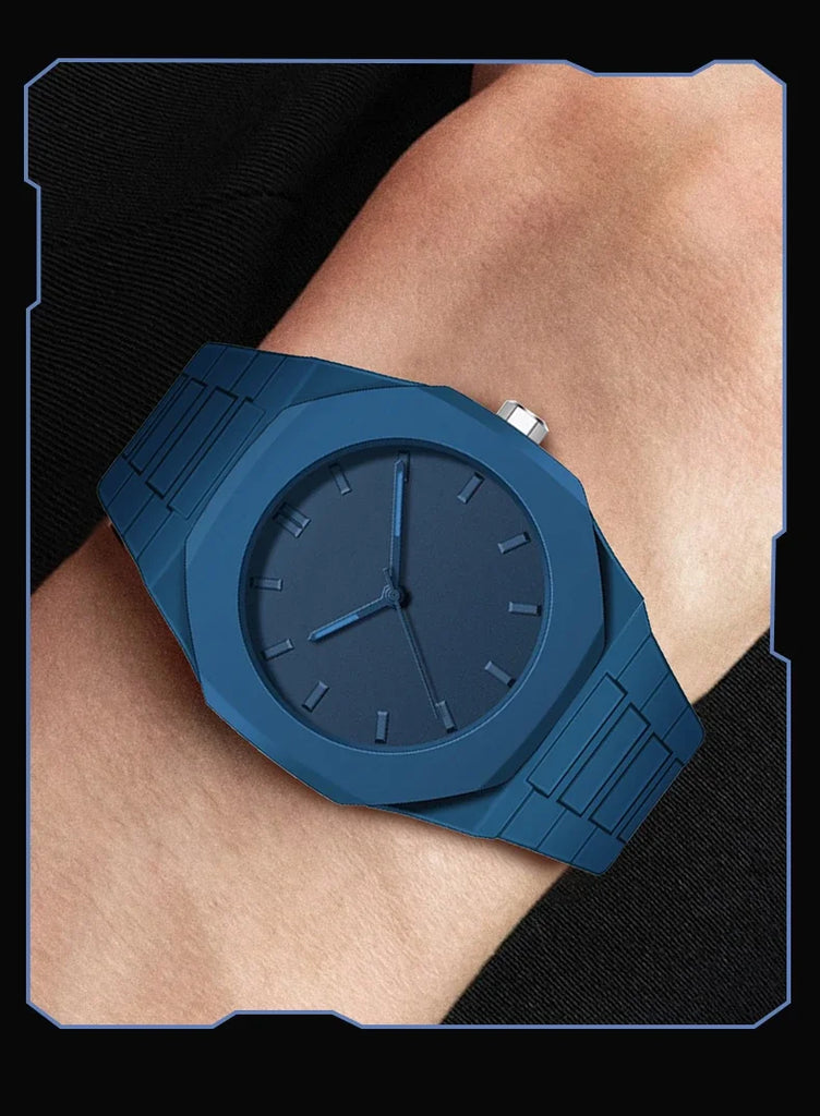 New Trend Fashion Men Watch Business Men Quartz Watch Classic Waterproof Round Watches Art Arabic Digital Dial Men's Clock