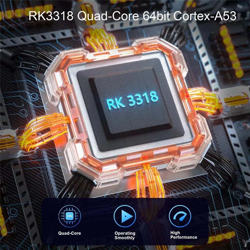 A73E-Quad-Core Cortex-A53 Smart For Home Gateway 4G+ 32G USB 3.0/2.0 Supports Zigbee2mqtt ZHA Ideal For Home Automation Device