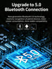Bluetooth speaker, mirror-faced clock alarm clock smart speaker, bass-heavy FM card insertable small speaker