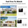 NEW HOT Wireless Smart Video Doorbell, Secure Home Monitoring2.4G WiFi Home Security Camera, 2-way Audio, Night Vision, Battery