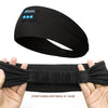 Wireless Bluetooth Headband Sleeping Headphones Sports Earphone/Headscar Music Hat with HD Stereo Speakers Eye Mask  for Side Sl