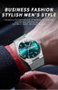 BINBOND Fashion New Men Business Watch Leisure Quartz Stainless Steel Buckle Watches Waterproof Luminous Calendar Men's Watches