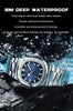 POEDAGAR Luxury Brand Men's Quartz Wristwatch Stainless Steel Waterproof Luminous Date Man Clock Square Business Watches For Men