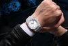 Lightweight Polycarbonate case high tech black men's watch classic simple silicone strap men's quartz watch fashion style clock