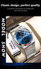 POEDAGAR High Quality Watches For Men Stainless Steel Waterproof Luminous Man Watch Date Week Luxury Business Quartz Men's Watch