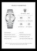 POEDAGAR Luxury Business Man Wristwatch Waterproof Luminous Stainless Steel Men Watch Date Week Fashion Quartz Men's Watches+Box