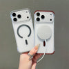 For Magsafe Frameless Magnetic Translucent Case For iPhone 17 16 15 14 13 12 Pro Max Plus Wireless Charging Shockproof Cover