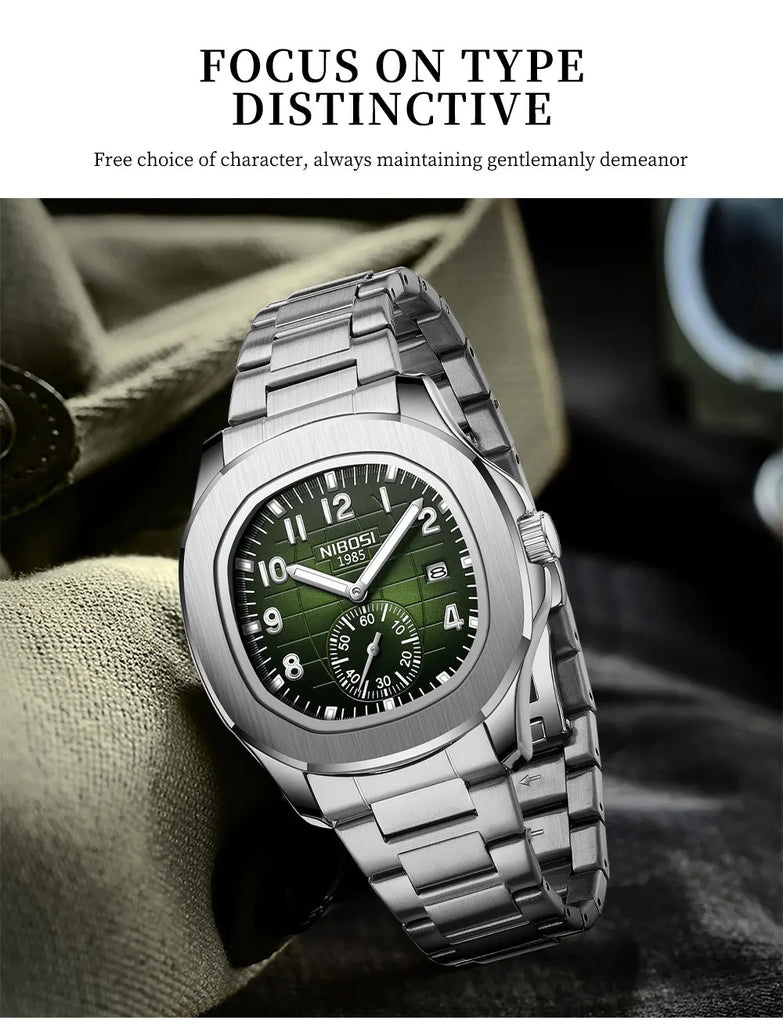 NIBOSI New Arrival Sport Watch Men Casual Silicone Quartz Watch montre homme saat erkek kol saati reloj para hombre de lujo часы