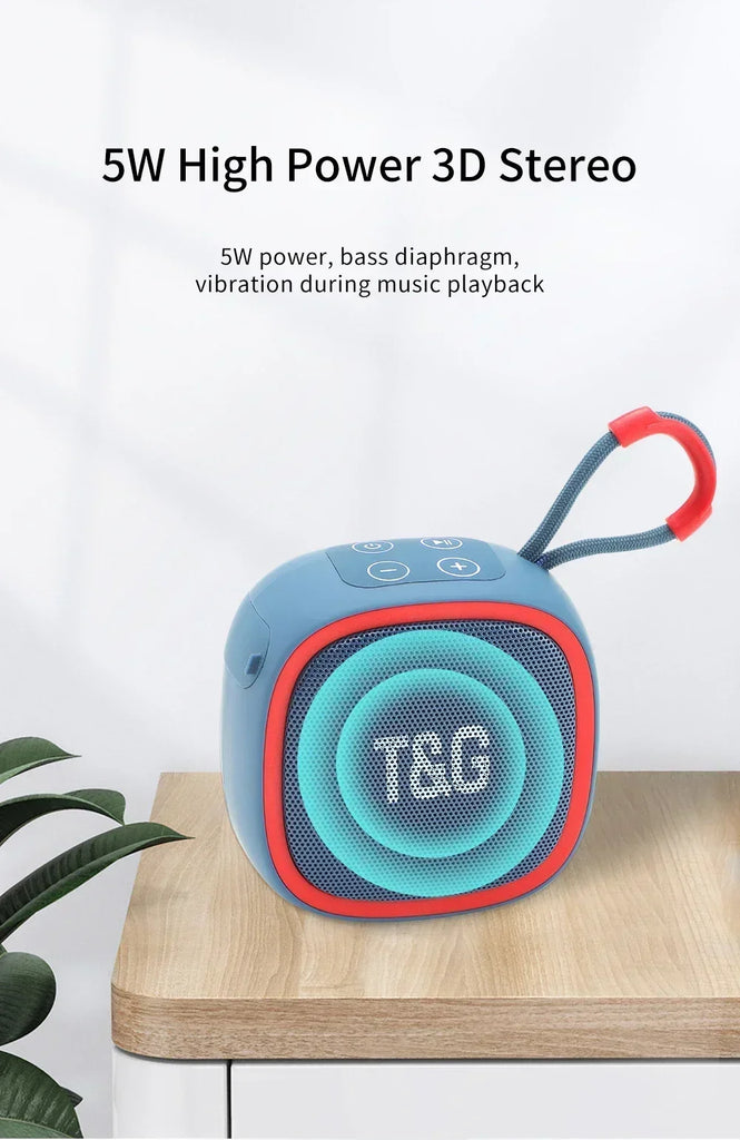 Bluetooth Speaker Mini Portable IPX4 Waterproof Wireless Loudspeaker Support TF FM Card BT TWS Stereo HIFI Sound Box Car Audio